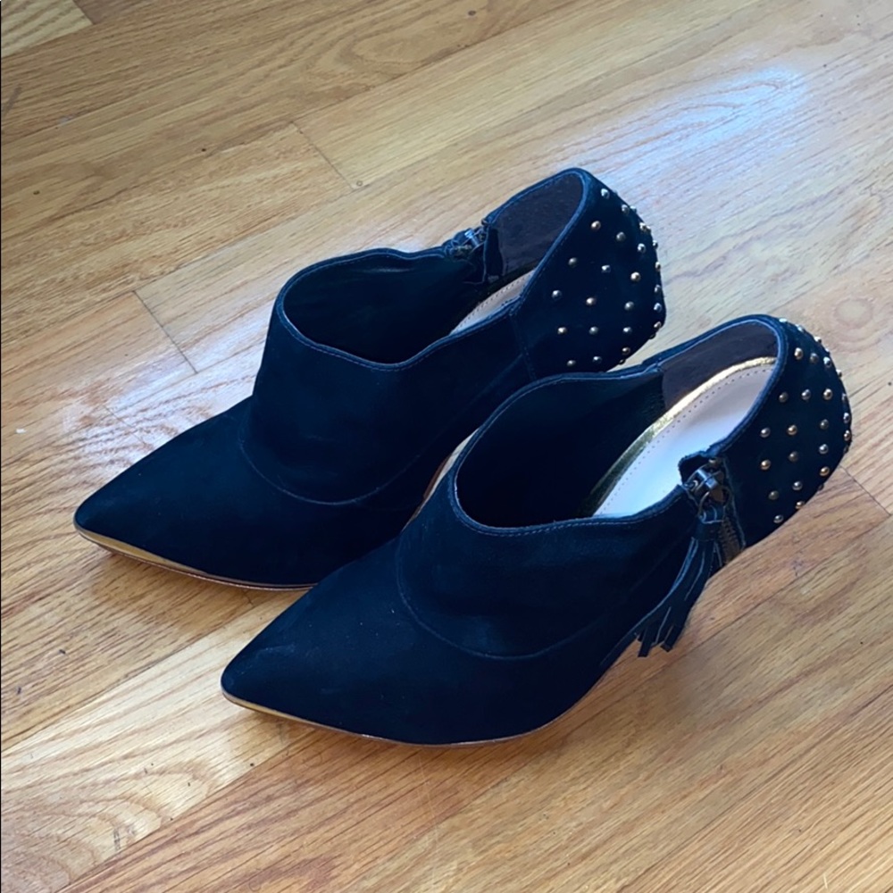 Top Shop Booties with Geometric Heel
